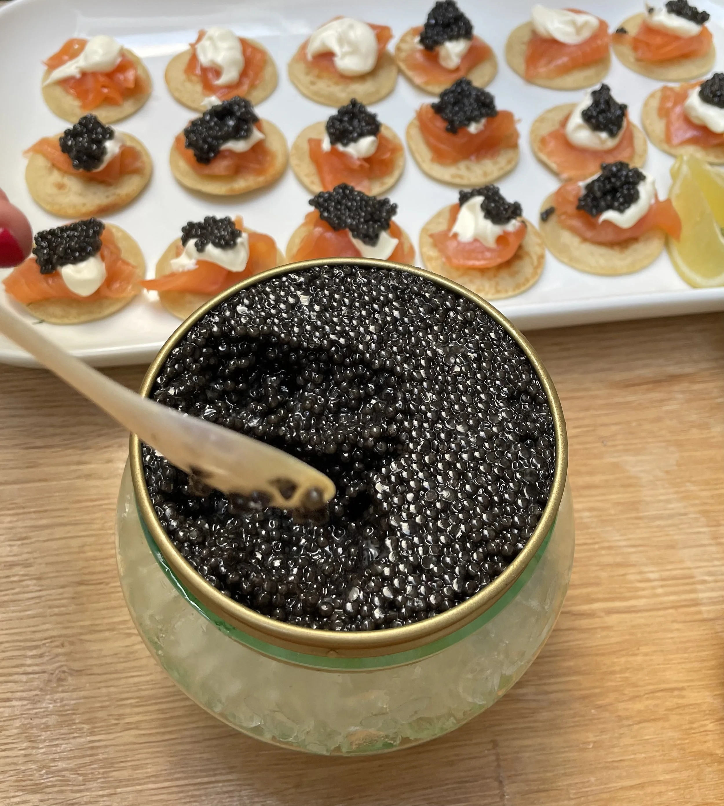 Private Client Caviar Tasting at Home